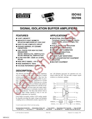 ISO102B datasheet  